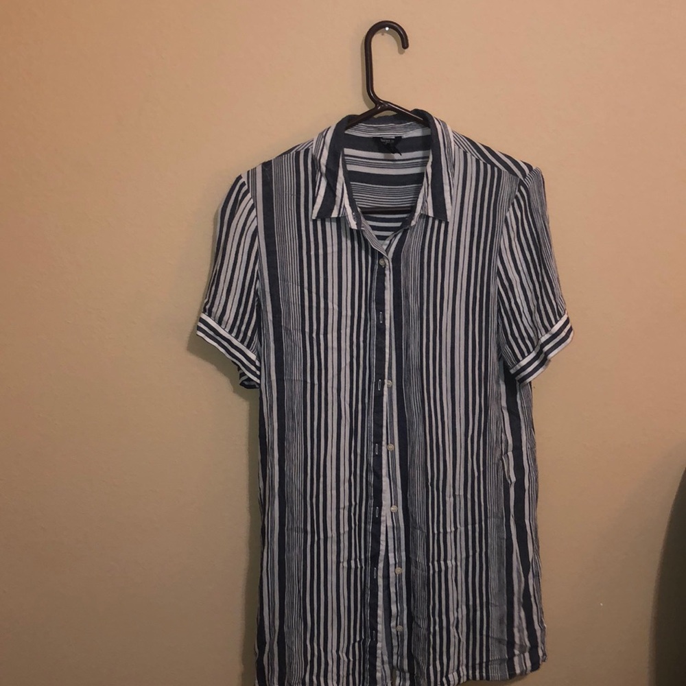 Beachy long shirt/short dress button down